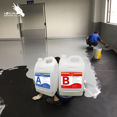 3:1 ABの液体のガラス投げる樹脂3Dの床のステッカーの明確な無色
