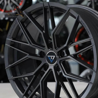 中国の製造のFelgenマットの黒18x8 PCD5x114.3の合金は車輪の乗客の車のホイール及びタイヤの車輪に縁を付ける