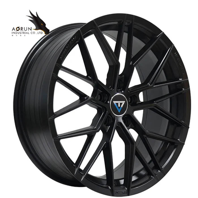 中国の製造のFelgenマットの黒18x8 PCD5x114.3の合金は車輪の乗客の車のホイール及びタイヤの車輪に縁を付ける