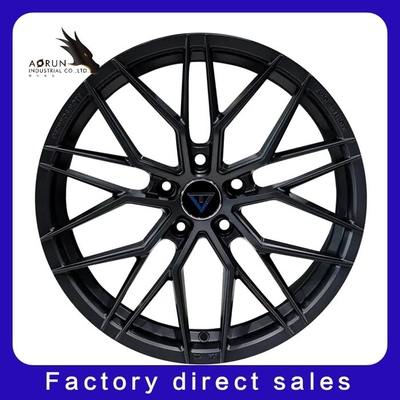 中国の製造のFelgenマットの黒18x8 PCD5x114.3の合金は車輪の乗客の車のホイール及びタイヤの車輪に縁を付ける