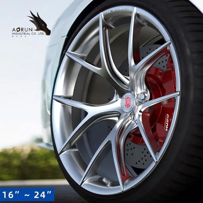注文の車輪16からrs6のための24のインチ6061-T6のアルミ合金5x130 5x112 5x120 5x108 5x114.3の軽量の縁