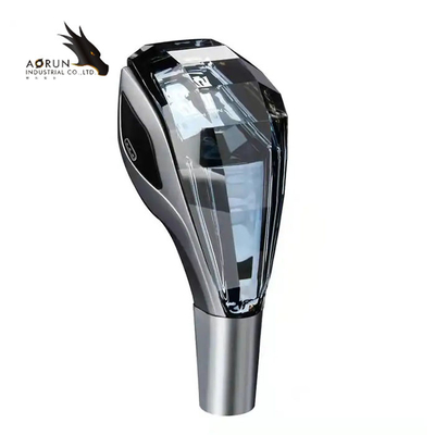 自動内部の付属品の水晶接触Luminous Pommeau De Levier De Vitesse De Voiture RGBによって導かれる転位車ギヤ ノブ