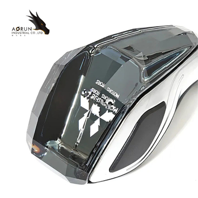 自動内部の付属品の水晶接触Luminous Pommeau De Levier De Vitesse De Voiture RGBによって導かれる転位車ギヤ ノブ